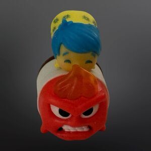 Disney Tsum Tsum Inside Out Anger & Joy Stackable Figure Small & Mini A14
